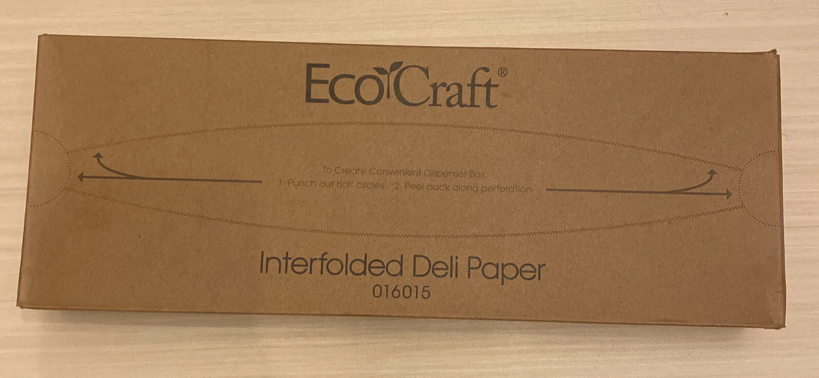 GP-ECO2 Large Brown Compostable Deli Sheet 380x275mm (500)
