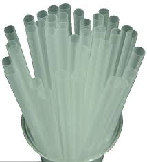 9mm Clear Smoothie Straws –  pack 500