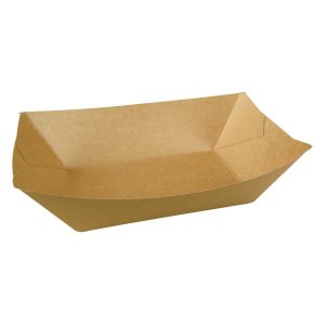 TRAY-BROWN1- No1 Brown Food Tray (1000)-0