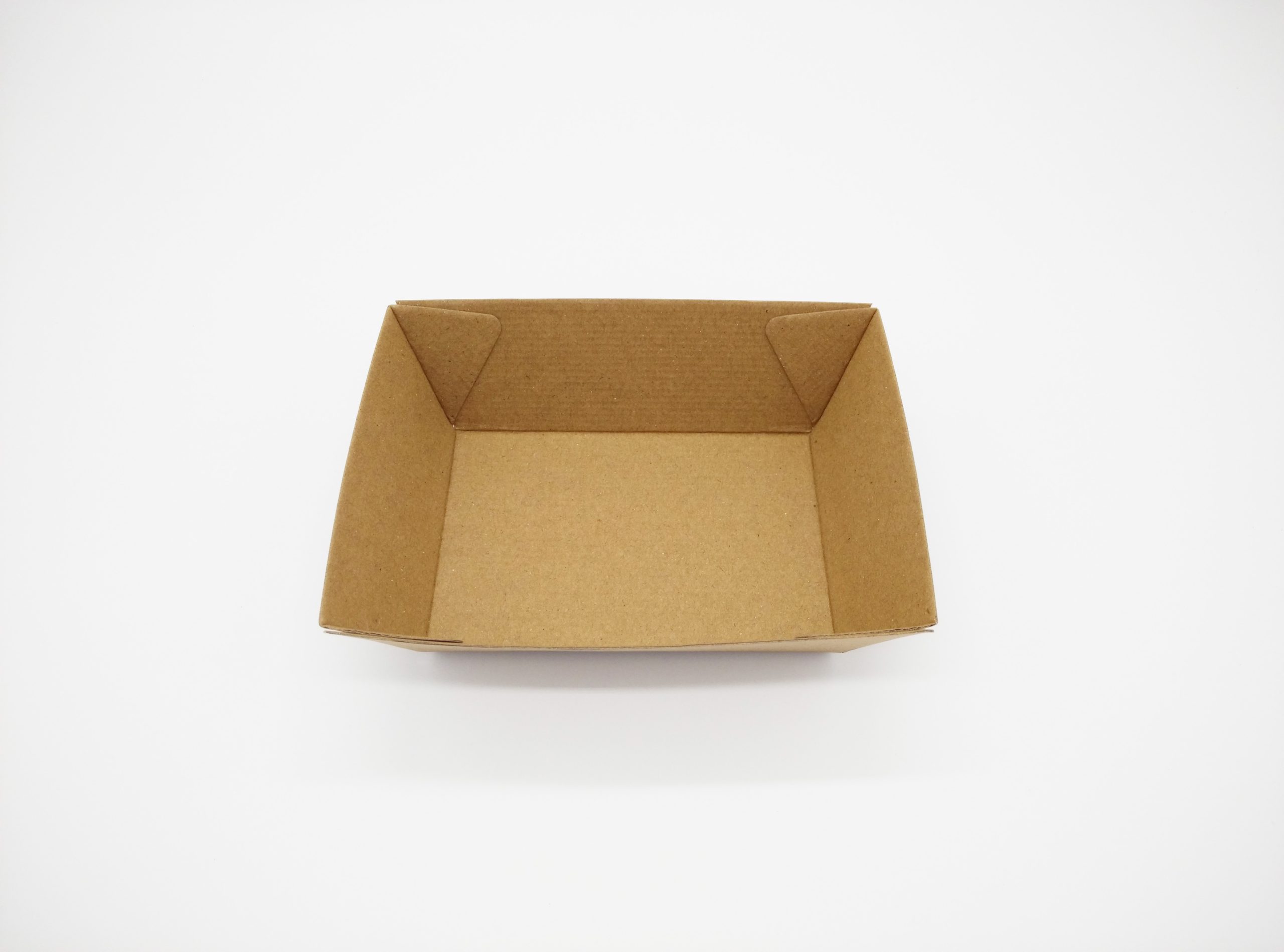 TRAY-LARGE KRAFT Compostable Cardboard Tray 22x15x5cms(250)