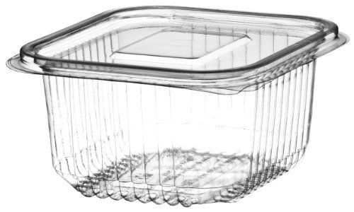 Square (MAJ)Hinged Clear Containers (500)