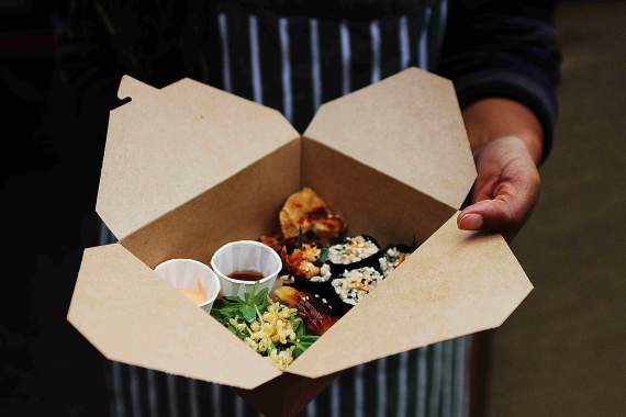 BIOK8 Paper Food Box Brown No.8 (200)