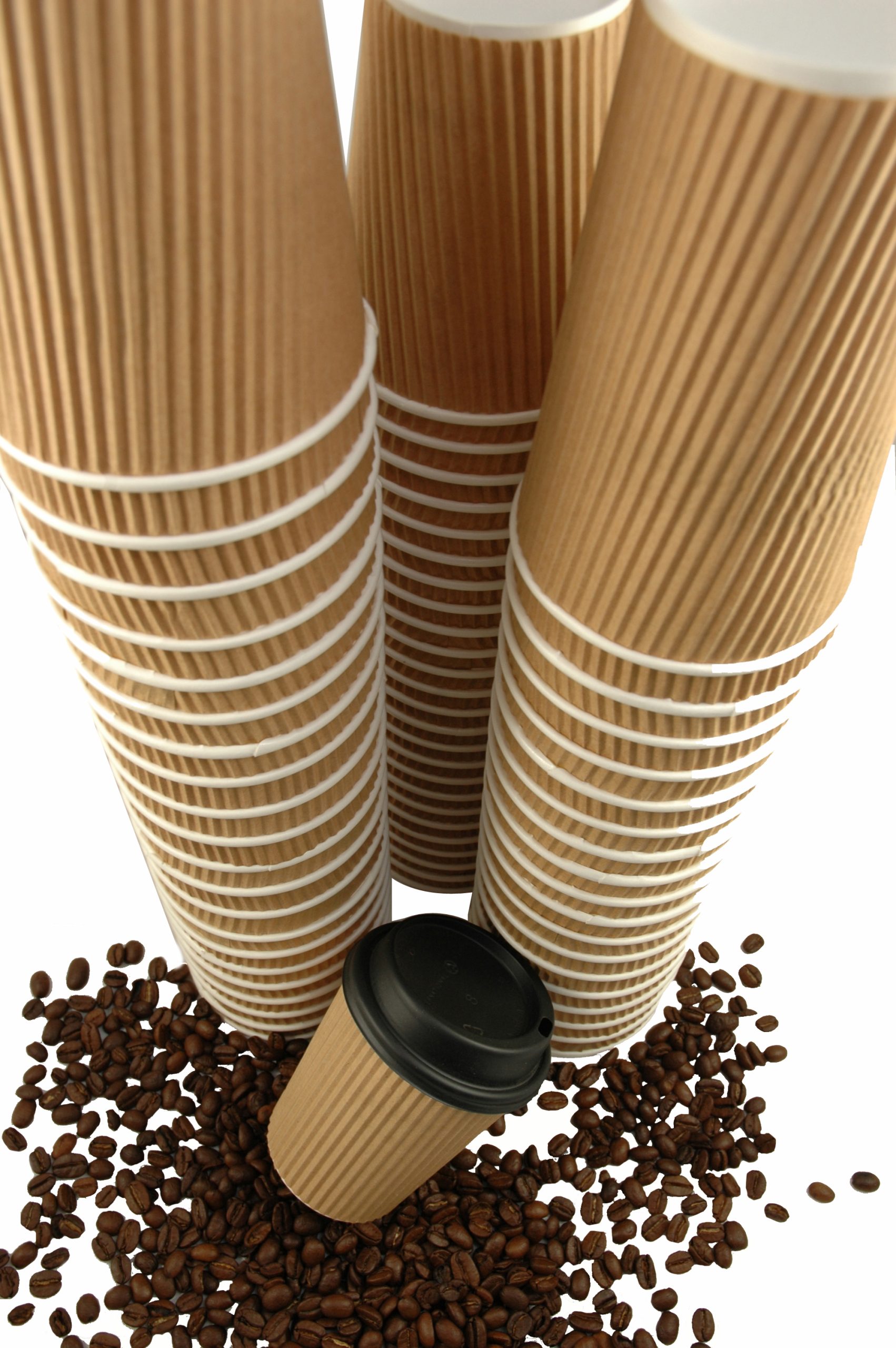 CHDC-RIPK12- 12oz Brown Recyclable Ripple Cup (500)