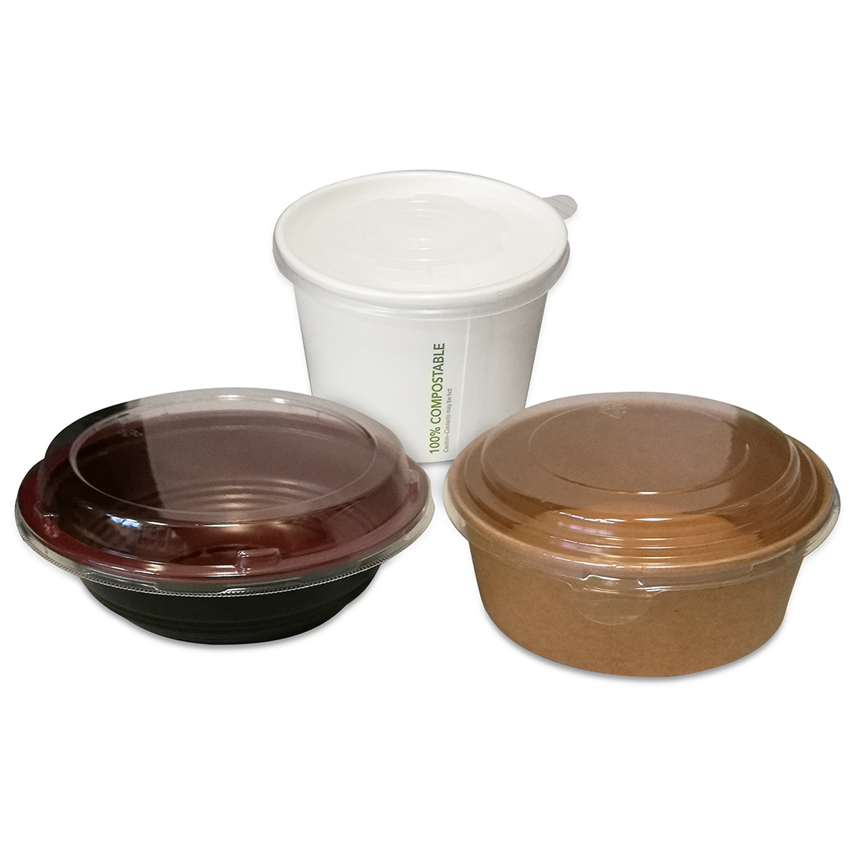 Small Takeaway Tubs and Bowls with Lids