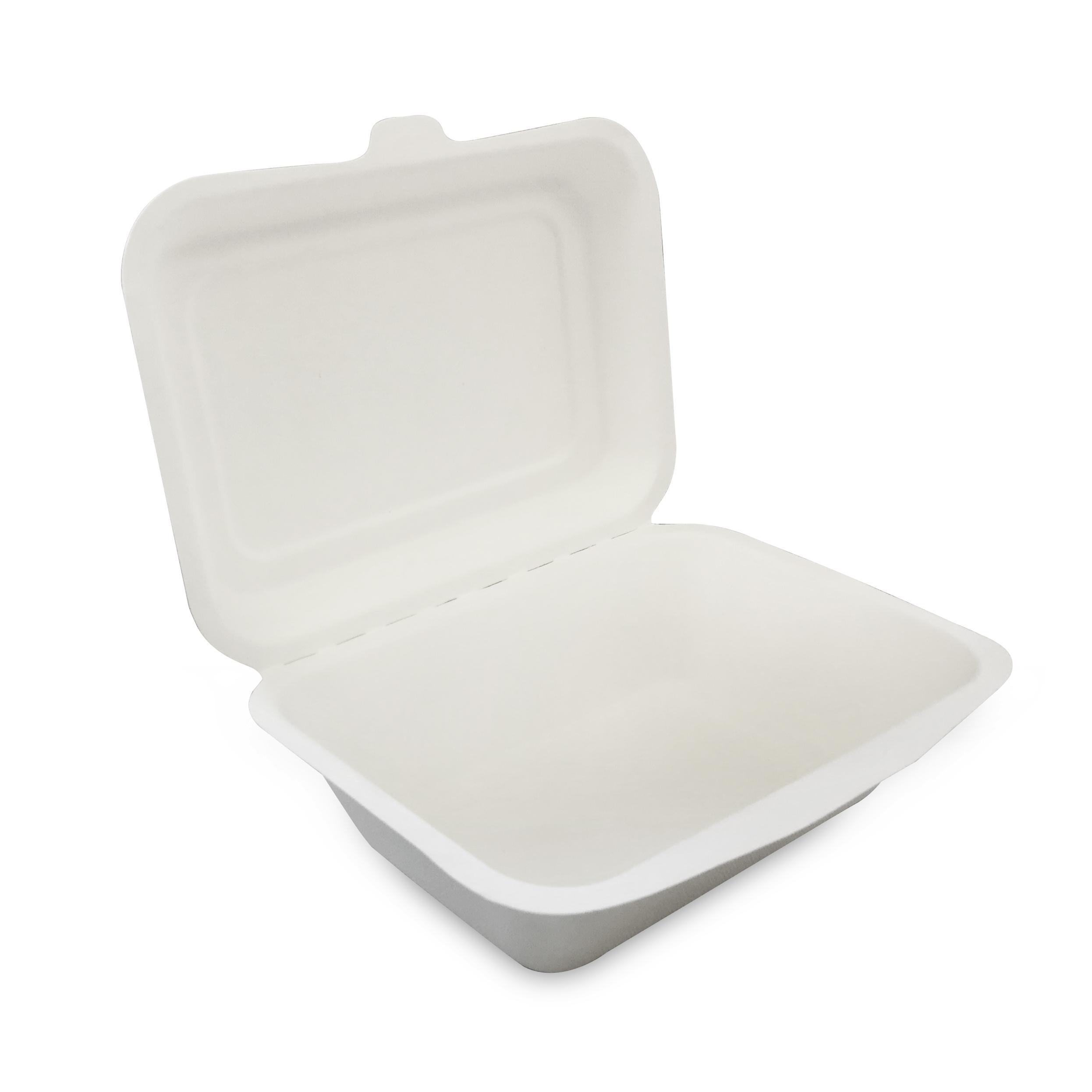 Small Bagasse (amb) Bio Lunch Box 7x5'' 600ml (400)