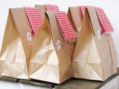 Small Block Bottom Brown Bags (250)