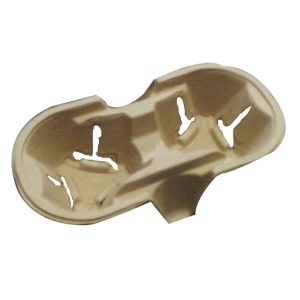 2x Cup Pulp Holder for Takeaway Drinks