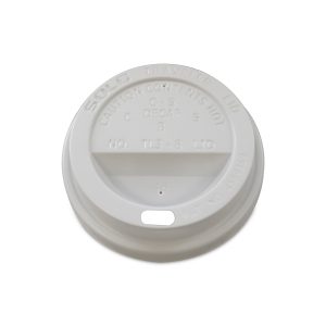 White Recyclable Hot Drink Lid