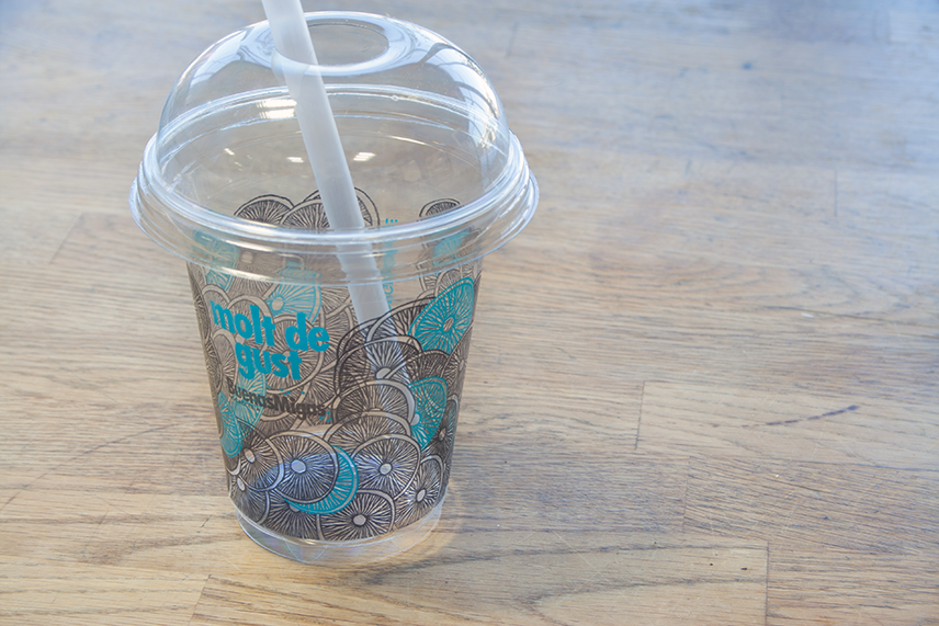 Printed Branded Clear Smoothie Cup