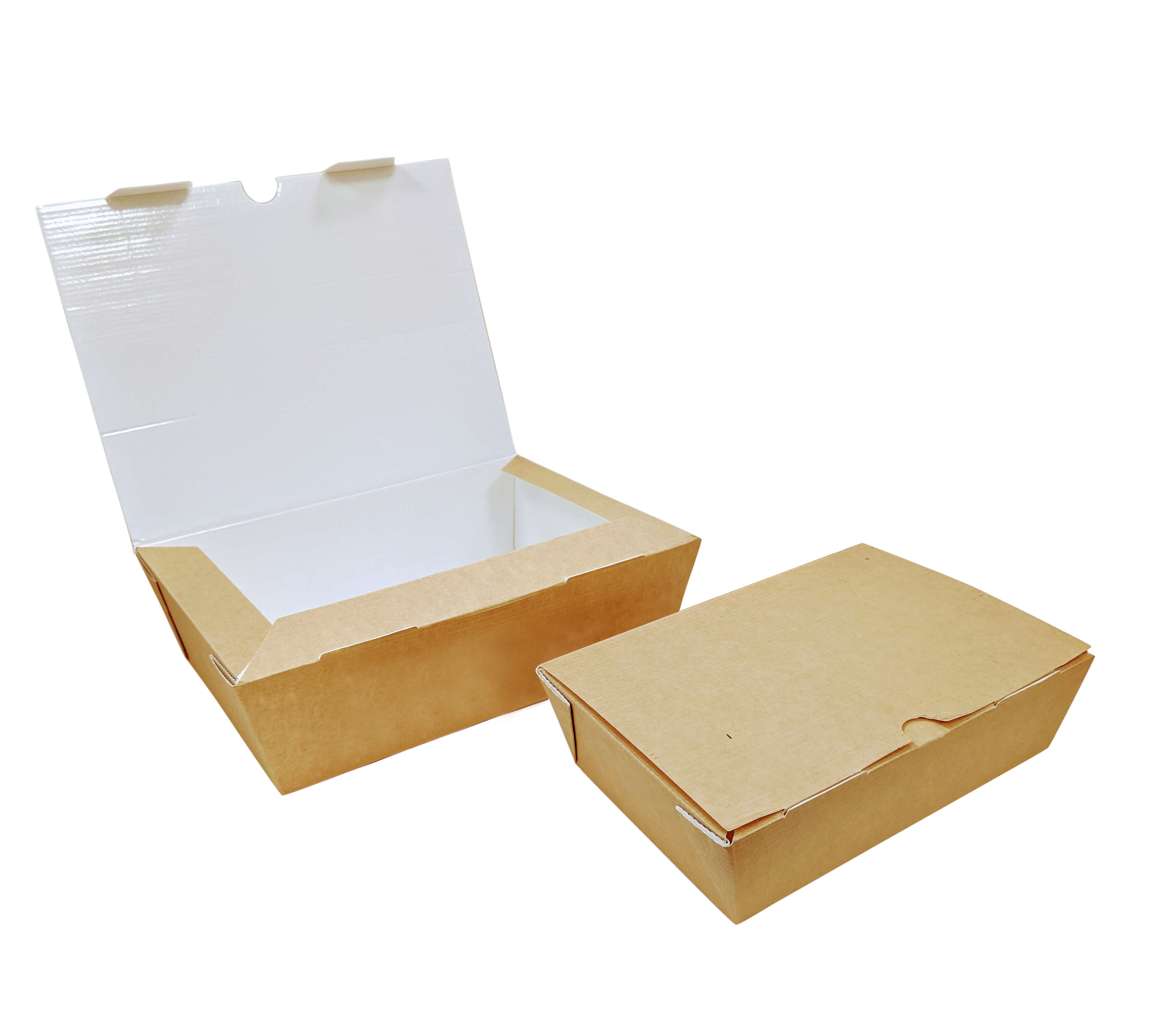 CFBSML 650cc Corrugated Hinged Box 150x100x45mm