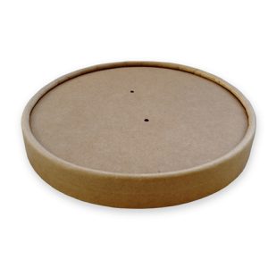 Takeaway lids for liquids tight seal cardboard