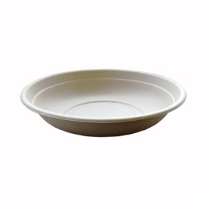 Durable wide takeaway bowl without lid