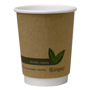 CHDC-BDW10- 10oz Eco Double Walled Brown Coffee Cup (500)