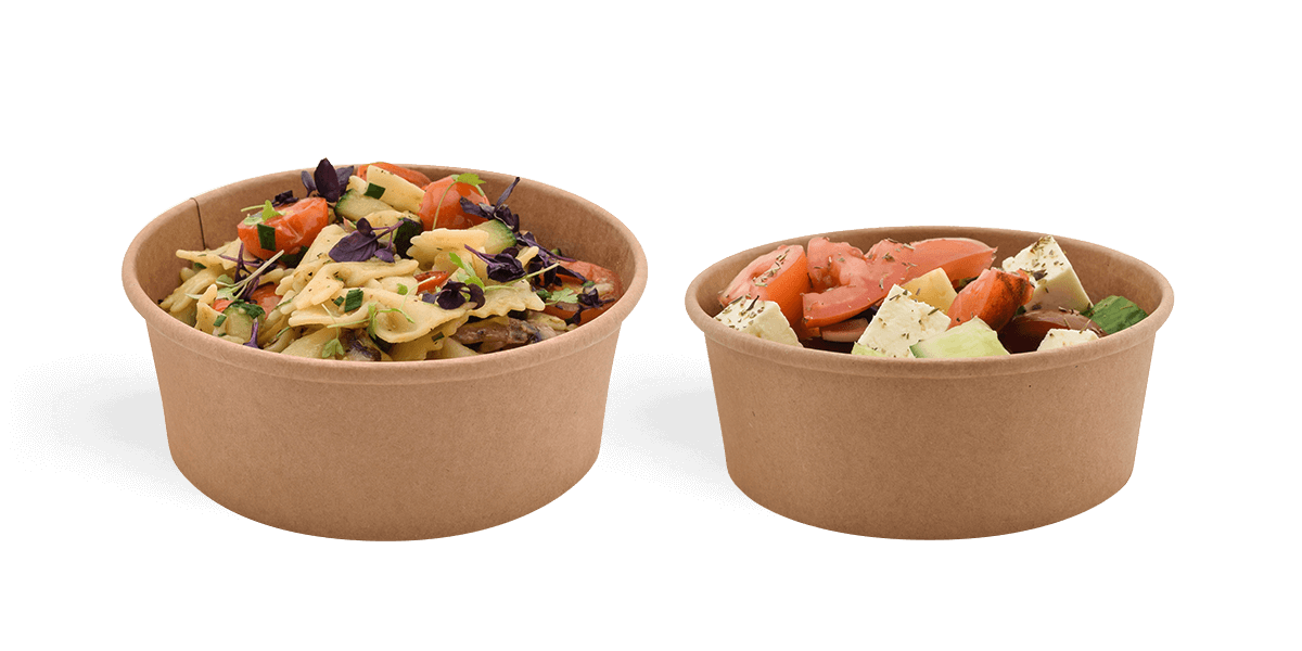 TUB900-BRN- Brown 900ml Paper Tub(200)