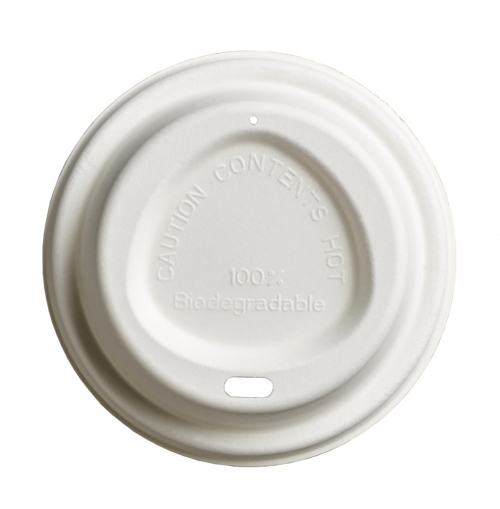 Bagasse 100% Biodegradable Coffee Cup Lids (6/8oz) Cups
