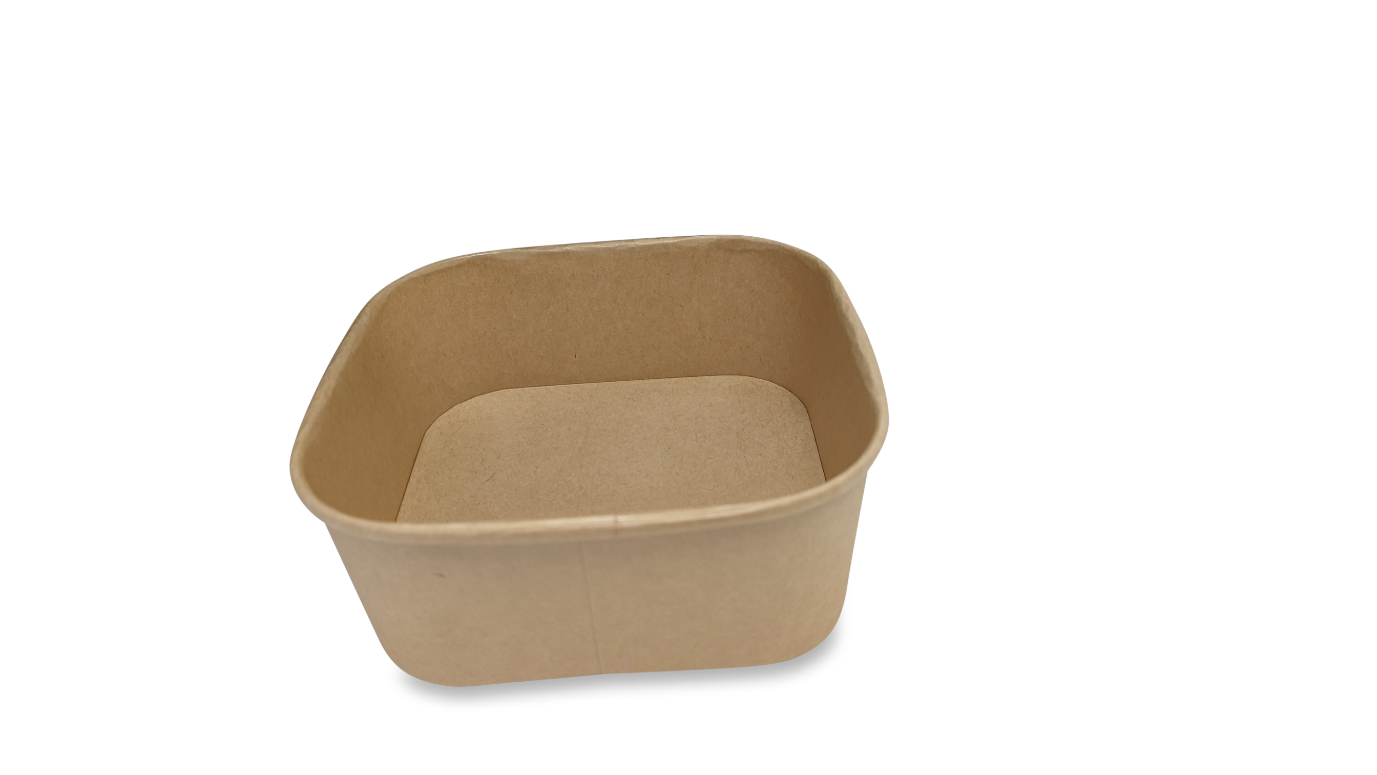 TUB500SQ-BRN Square Brown  Paper Tub 500cc(300)