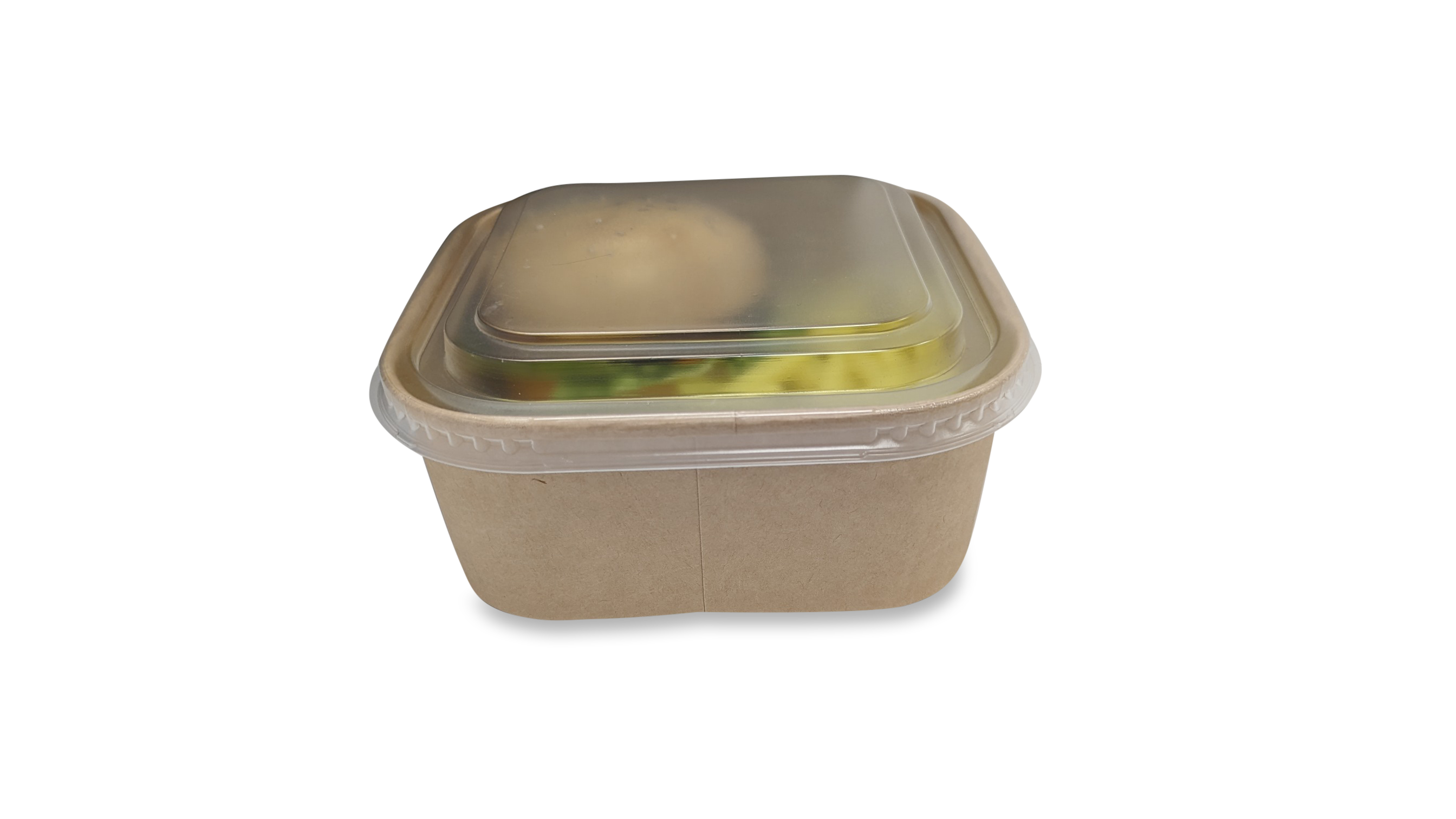 TUB500SQ-PPLID- Lids for Square Paper Tubs 500cc (300)