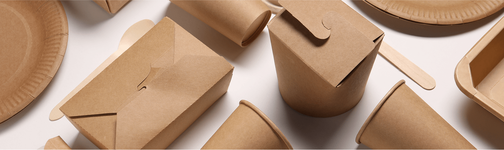 Food packaging banner
