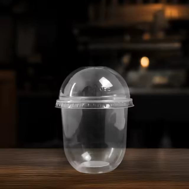 UCUP12- Clear 12oz U Shaped Plastic Cup (1000)
