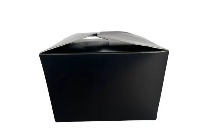 BIO-BLK1 – Paper Food Box(NEW) BLACK No.1(200)